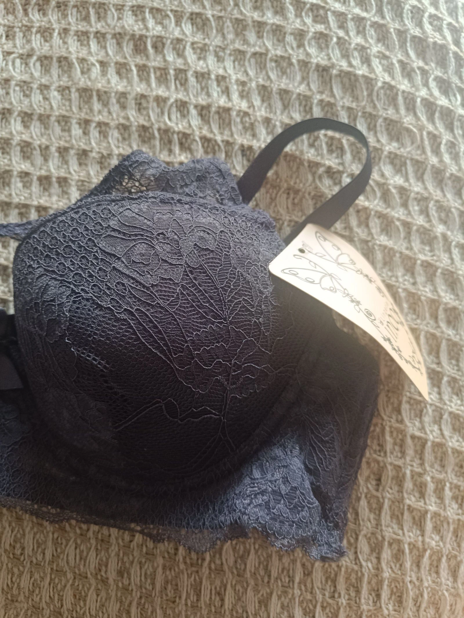 Sujetador Bustier Encaje Gris Oscuro 85B / 70B NUEVO – photo 3